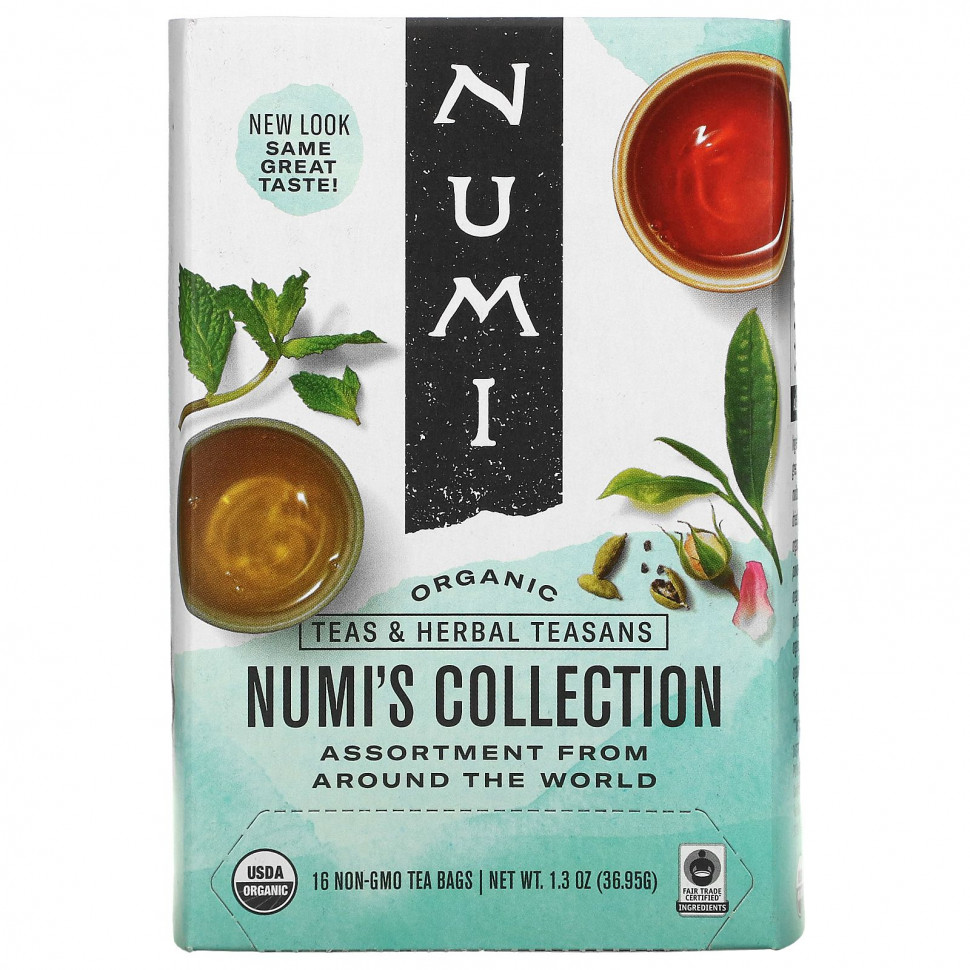   (Iherb) Numi Tea,  ,    ,  Numi, 16    , 1,26 . (34,7 )    -     , -, 