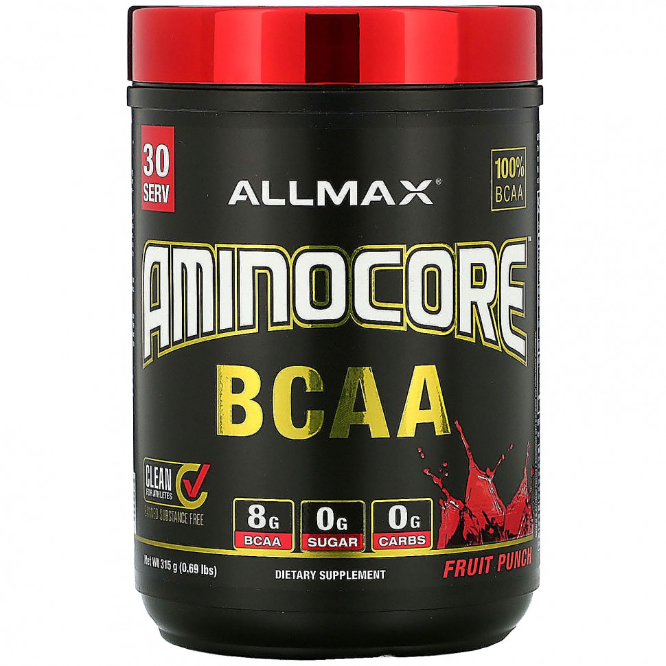 ���� ������ (Iherb) ALLMAX Nutrition, AMINOCORE BCAA, ����� ��� ����� ����, ��������� ����, 315 � (0,69 �����), ������ �� 4890 ���