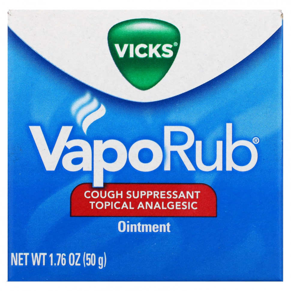 ���� ������ (Iherb) Vicks, VapoRub, ���� �� �����, 50 � (1,76 �����), ������ �� 1640 ���
