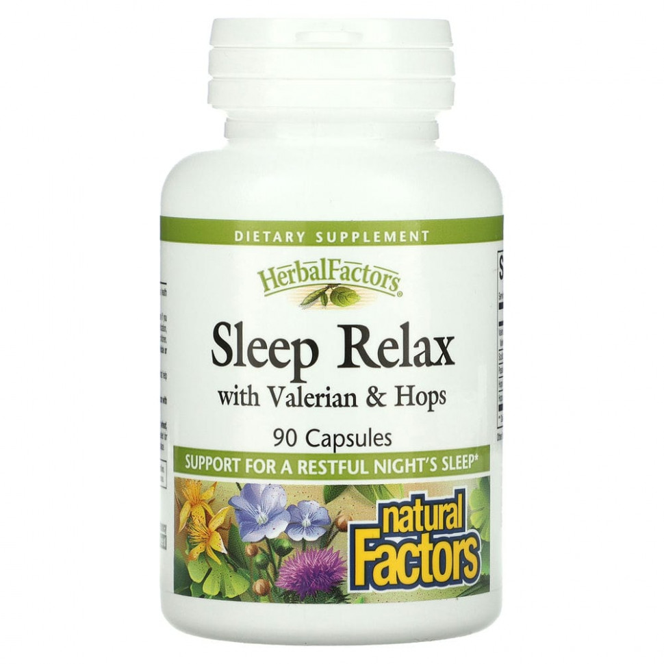   (Iherb) Natural Factors, Sleep Relax,    , 90     -     , -, 