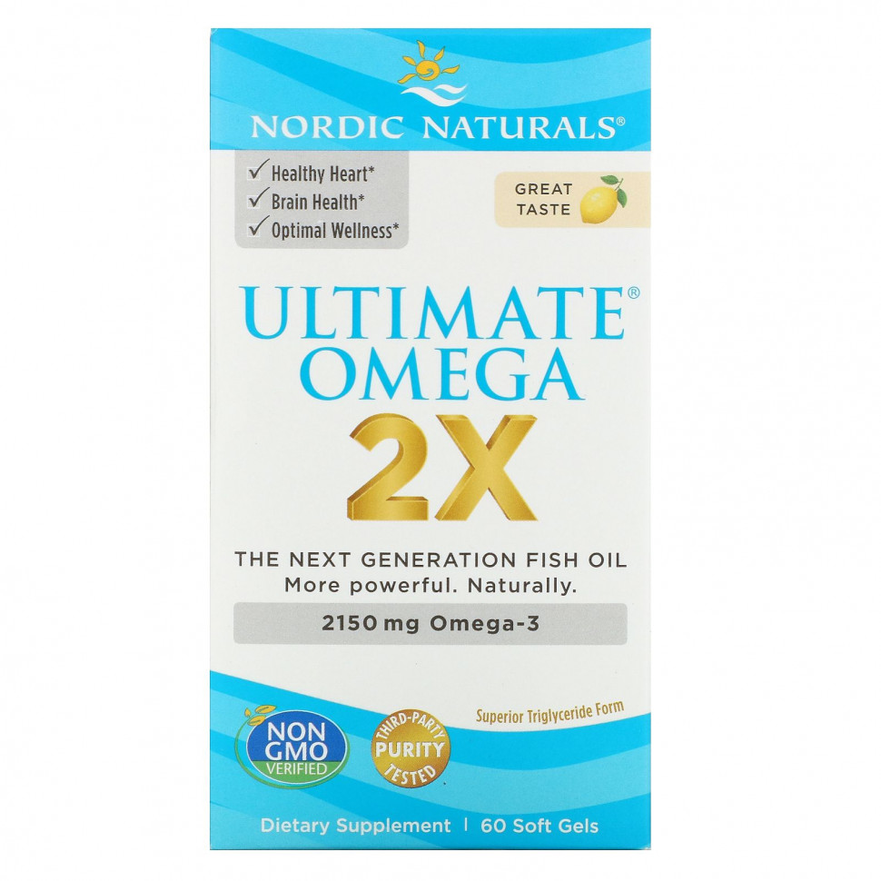   (Iherb) Nordic Naturals, Ultimate Omega 2X,   , 1075 , 60     -     , -, 