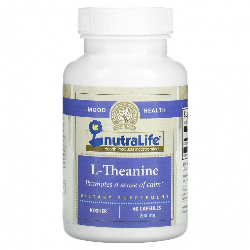 ���� ������ (Iherb) NutraLife, L-������, 200 ��, 60 ������, ������ �� 2120 ���