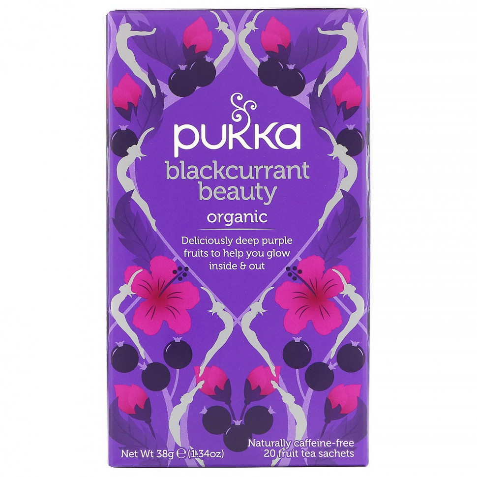   (Iherb) Pukka Herbs, Blackcurrant Beauty,     ,  , 20    , 38  (1,34 )    -     , -, 