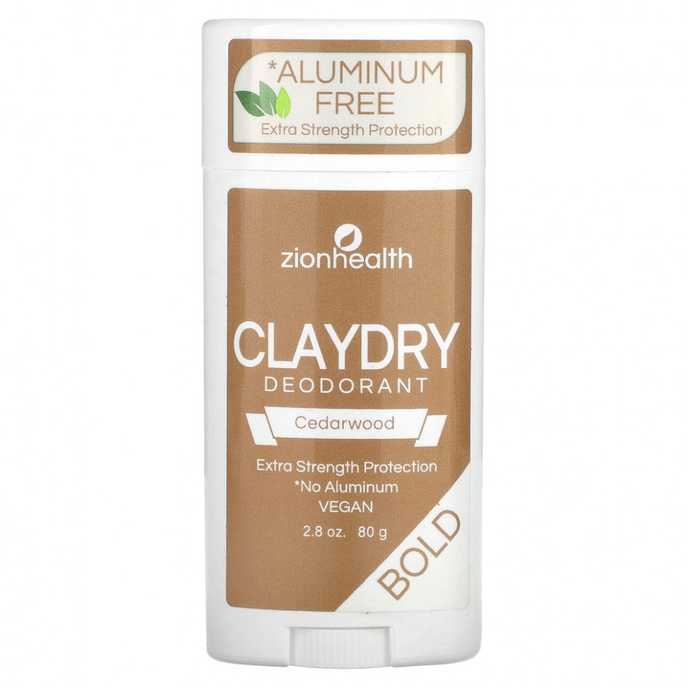 ���� ������ (Iherb) Zion Health, ClayDry, ����������, ������, ����, 80 � (2,8 �����), ������ �� 1630 ���