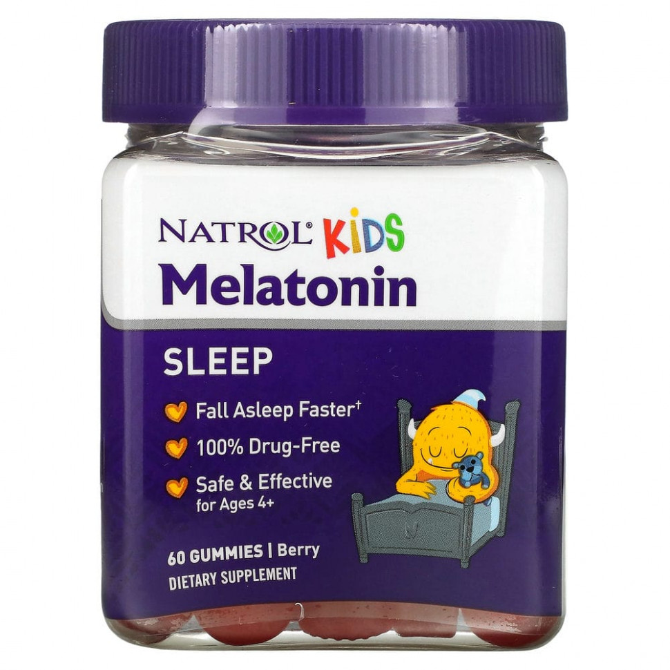 ���� ������ (Iherb) Natrol, Kids, ���������, ��� ����� �� 4 ���, ������� ����, 60 ����������� ������, ������ �� 2220 ���