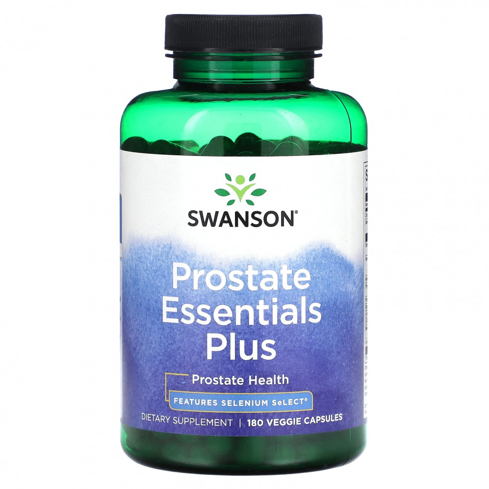   (Iherb) Swanson, Prostate Essential Plus, 180      -     , -, 