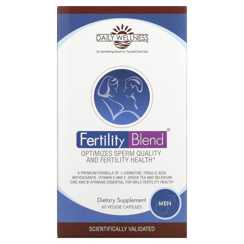 ���� ������ (Iherb) Daily Wellness Company, Ferility Blend, ��� ������, 60 ������������ ������, ������ �� 5020 ���