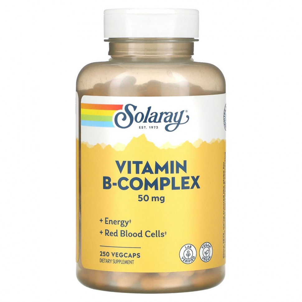 ���� ������ (Iherb) Solaray, B-Complex 50, 250 �������������� ������, ������ �� 4240 ���