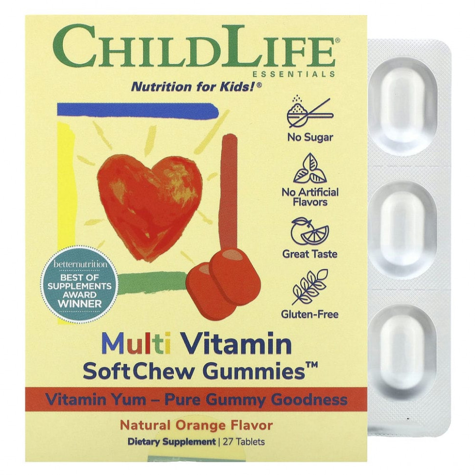   (Iherb) ChildLife, Multi Vitamin SoftMelts    , 27     -     , -, 