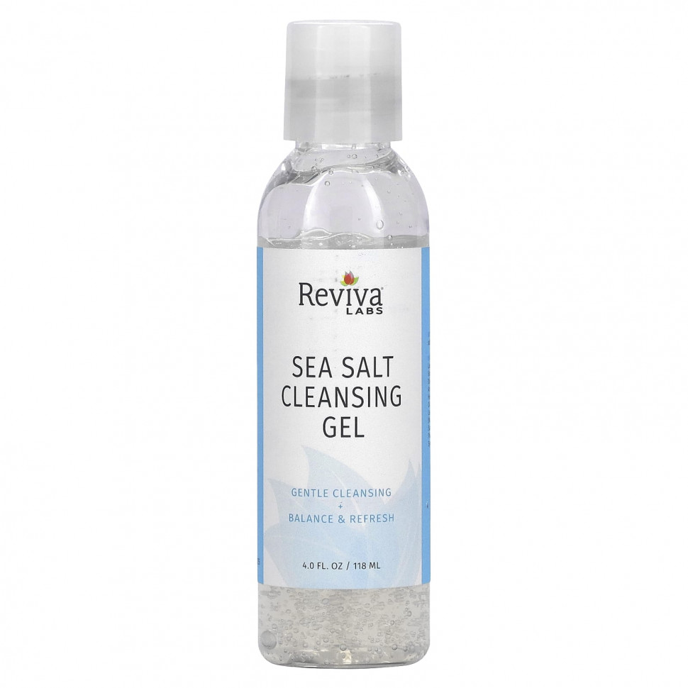   (Iherb) Reviva Labs, Sea Salt Cleansing Gel, 4 fl oz (118 ml)    -     , -, 