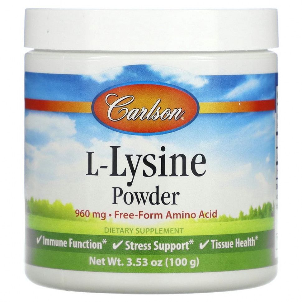   (Iherb) Carlson Labs, L-,    , 100     -     , -, 