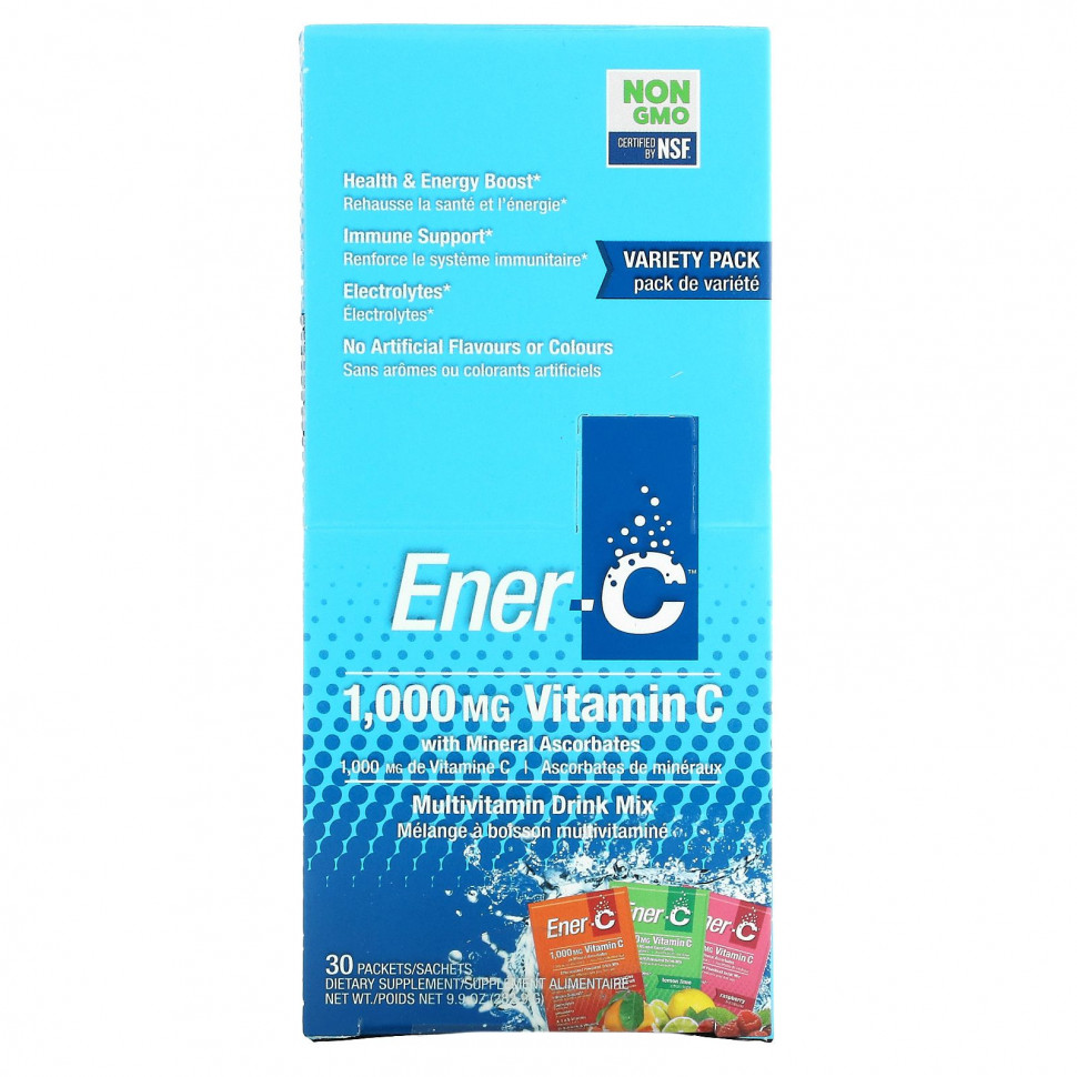 ���� ������ (Iherb) Ener-C, ������� C, ����� ��� ������������� ����������������� �������, �������, 1000 ��, 30 ���������, 282,9 � (9,9 �����) � ������, ������ �� 3300 ���