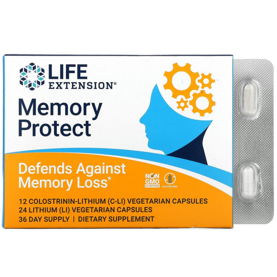   (Iherb) Life Extension, Memory protect, 36      -     , -, 