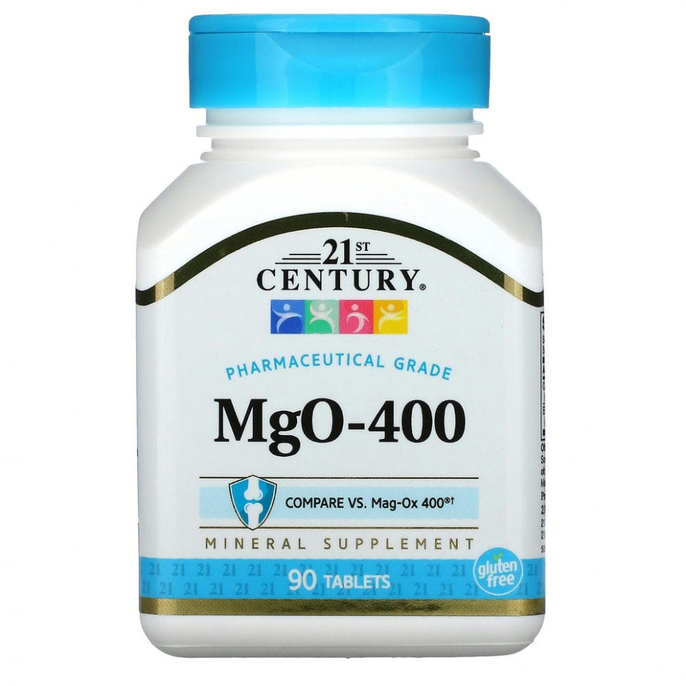   (Iherb) 21st Century, MgO-400, 90     -     , -, 