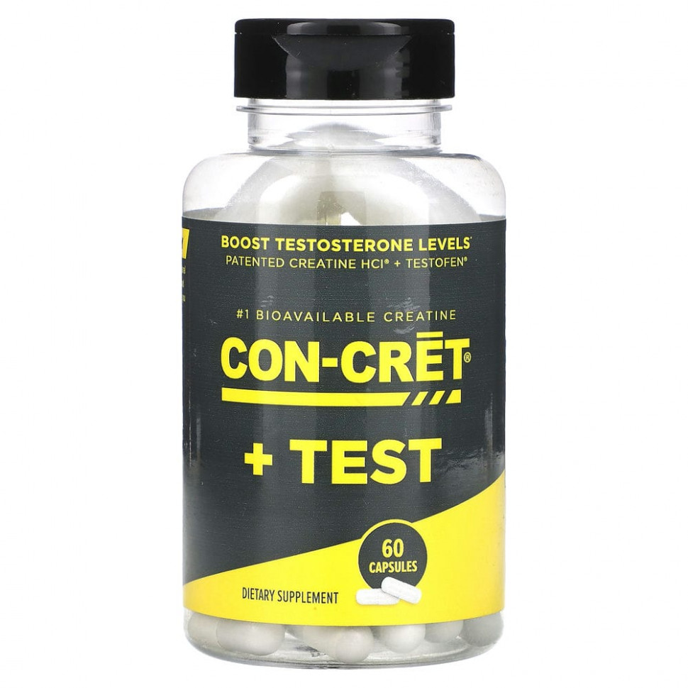 ���� ������ (Iherb) Con-Cret, Con-Cret + Test`` 60 ������, ������ �� 6440 ���