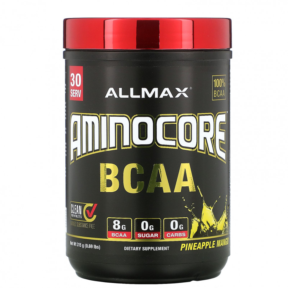 ���� ������ (Iherb) ALLMAX Nutrition, AMINOCORE BCAA, ������ � �����, 315 � (0,69 �����), ������ �� 4880 ���