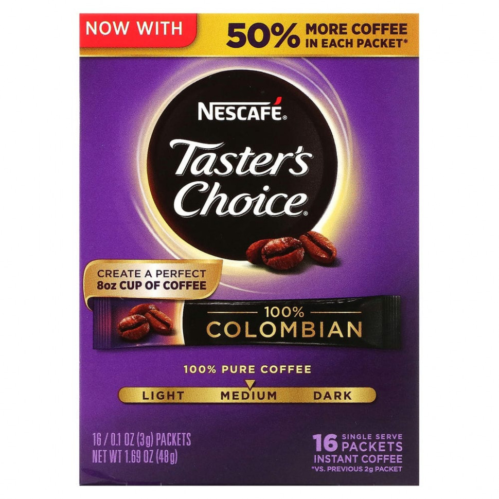   (Iherb) Nescaf?, Taster's Choice,  , 100% ,  , 16   3  (0,1 )    -     , -, 