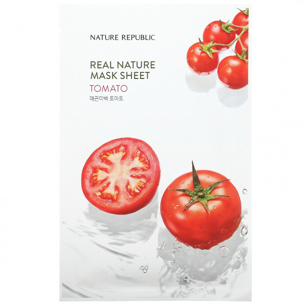   (Iherb) Nature Republic, Real Nature Beauty Mask Sheet,  , 1  , 23  (0,77 . )    -     , -, 