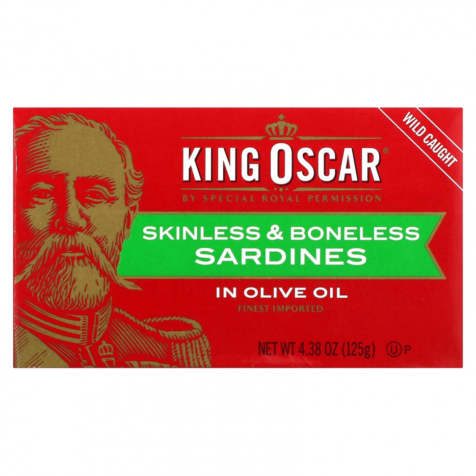   (Iherb) King Oscar,         , 125  (4,38 )    -     , -, 