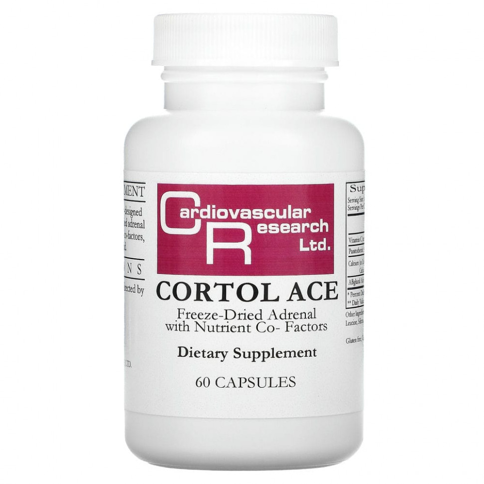   (Iherb) Cardiovascular Research, Cortol Ace, 60     -     , -, 