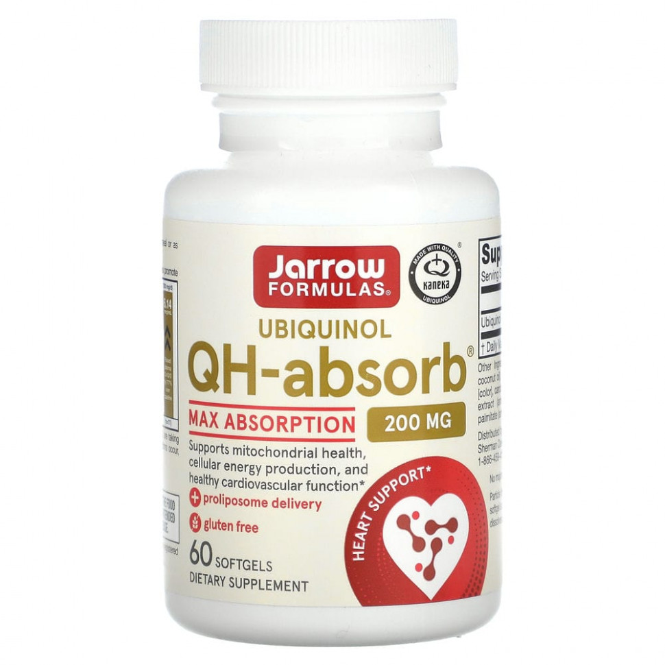   (Iherb) Jarrow Formulas,  QH-Absorb, 200 , 60       -     , -, 