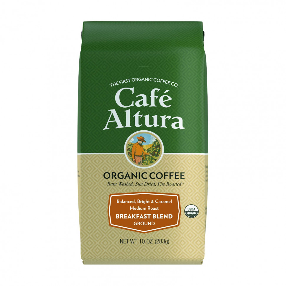 ���� ������ (Iherb) Cafe Altura, ������������ ����, ����� ��� ��������, �������, ������� �������, 283 � (10 �����), ������ �� 2030 ���