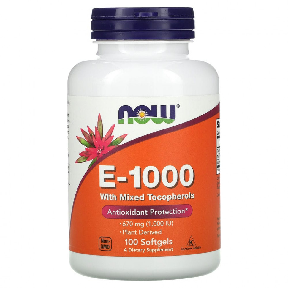   (Iherb) NOW Foods, E-1000,  E   , 670  (1000 ), 100     -     , -, 