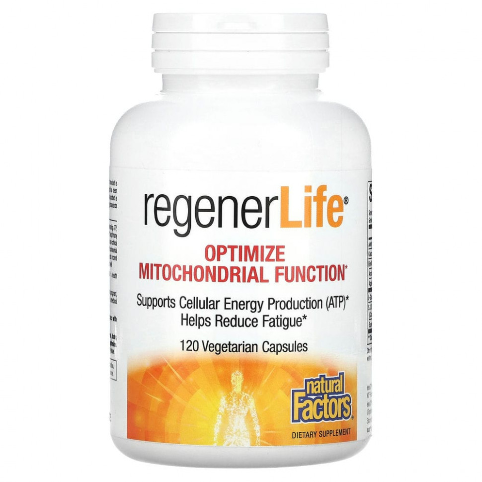 ���� ������ (Iherb) Natural Factors, RegenerLife, ����������� ������� �����������, 120 �������������� ������, ������ �� 5820 ���