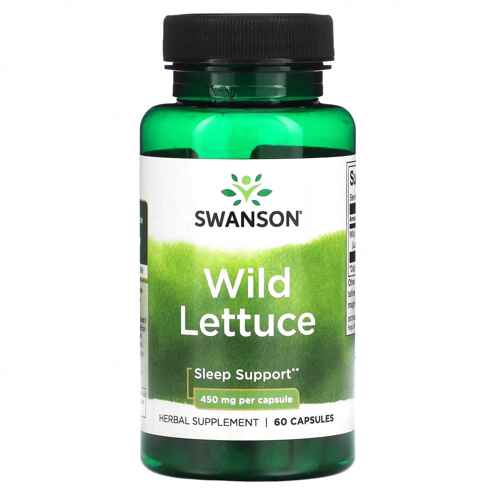 ���� ������ (Iherb) Swanson, ����� �����, 450 ��, 60 ������, ������ �� 1600 ���
