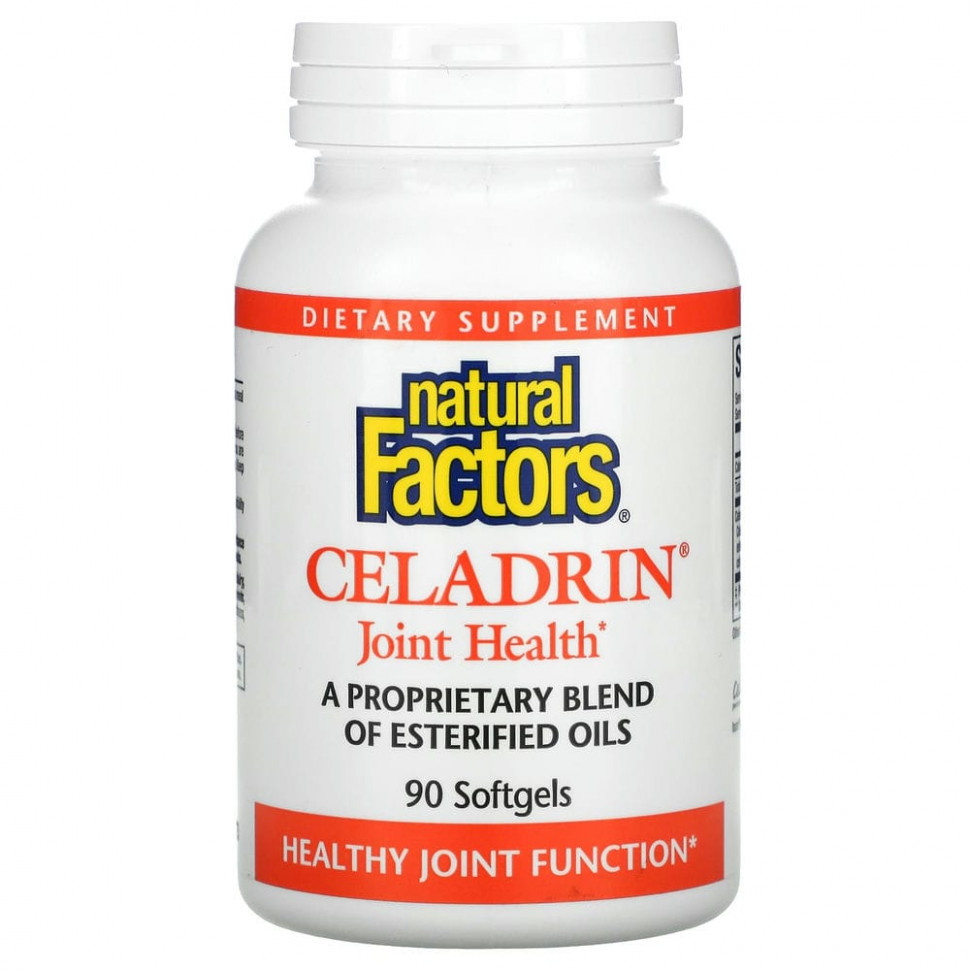 ���� ������ (Iherb) Natural Factors, Celadrin, ��� �������� ��������, 90 ������, ������ �� 3350 ���