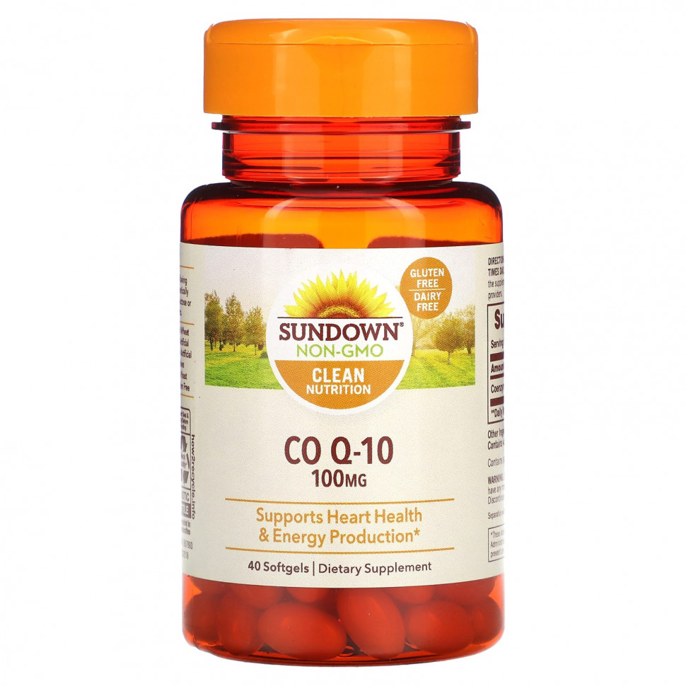   (Iherb) Sundown Naturals, Co Q-10, 100 , 40      -     , -, 