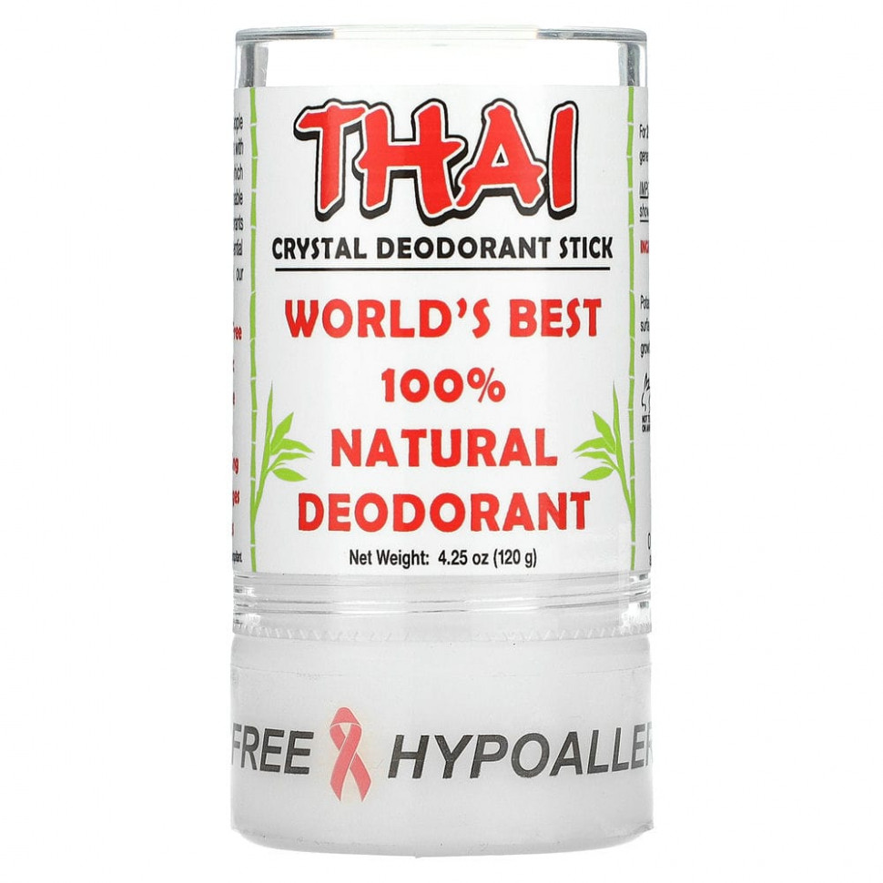 ���� ������ (Iherb) Thai Deodorant Stone, ����������-���� Thai Crystal, 4,25 ����� (120 �), ������ �� 1220 ���