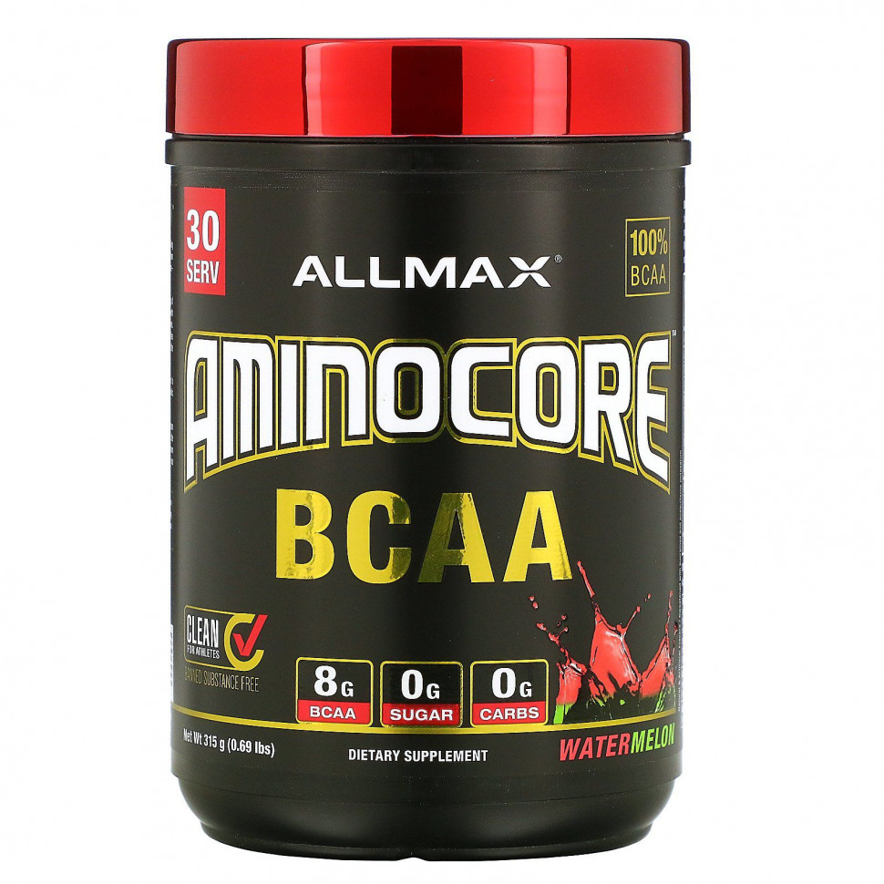 ���� ������ (Iherb) ALLMAX Nutrition, AMINOCORE BCAA, �����, 315 � (0,69 �����), ������ �� 4890 ���