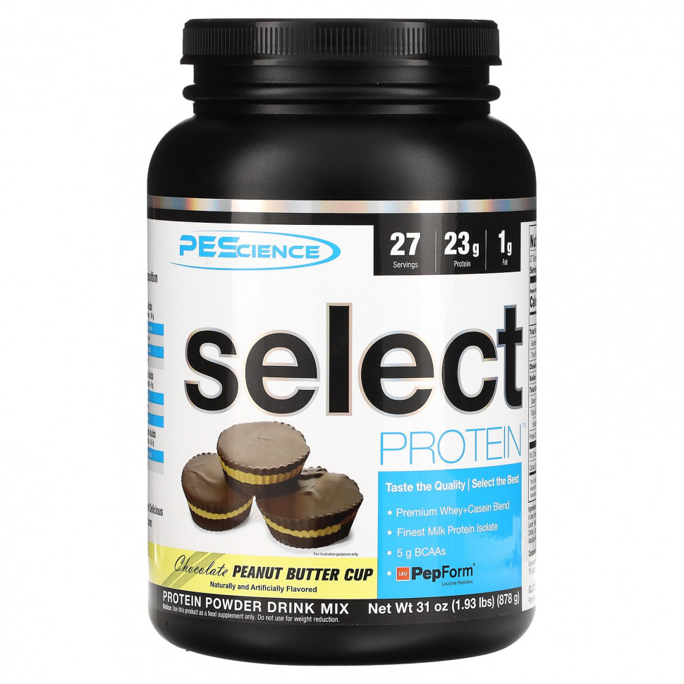 ���� ������ (Iherb) PEScience, Select Protein, ����������� ���������� ����� ��� ������������� �������, ����� � ���������� � ���������� ������, 878 � (1,93 �����), ������ �� 7550 ���