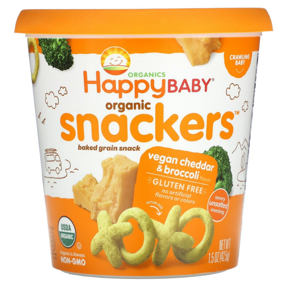 ���� ������ (Iherb) Happy Family Organics, Happy Baby, ������������ �������, ��������� ������ � ��������, 42,5 � (1,5 �����), ������ �� 1170 ���