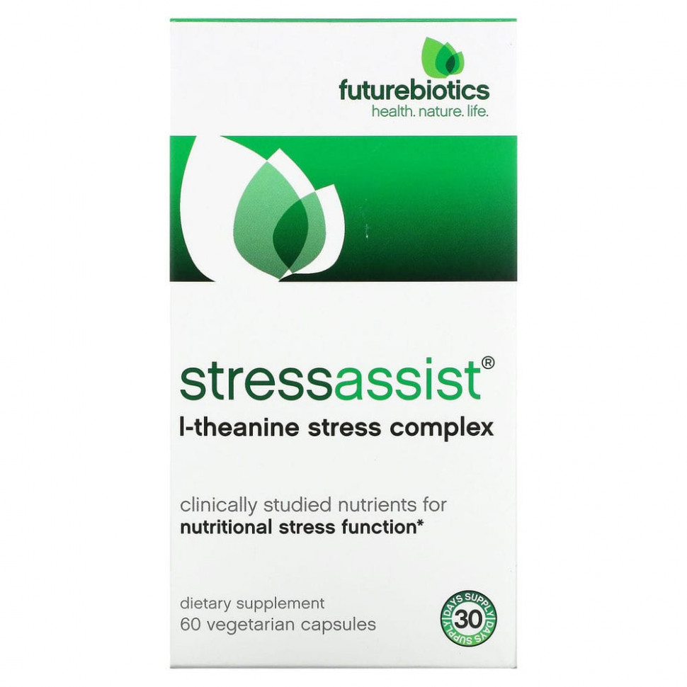 ���� ������ (Iherb) FutureBiotics, Stressassist, �������� ��� ������ ������� � L-��������, 60 �������������� ������, ������ �� 2760 ���
