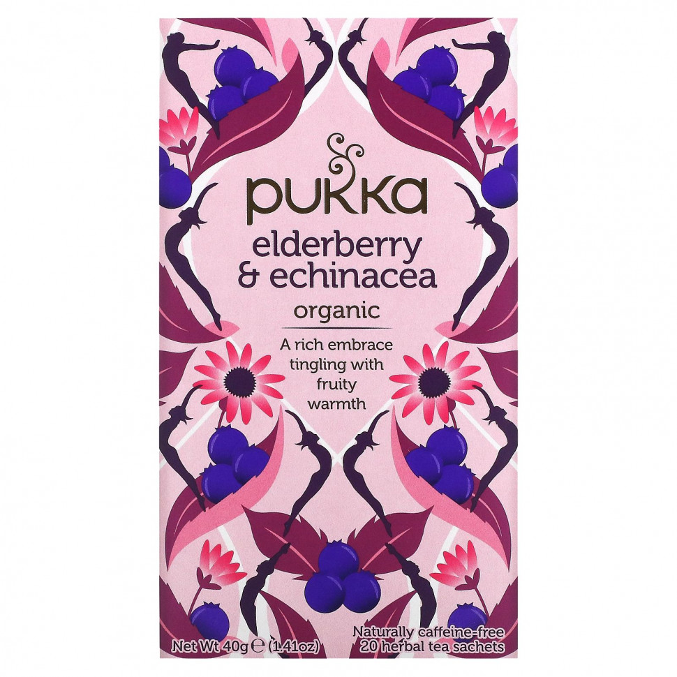 ���� ������ (Iherb) Pukka Herbs, ������ � ��������, 20 ��������� � ��������� ����, 40 � (1,41 �����), ������ �� 1260 ���