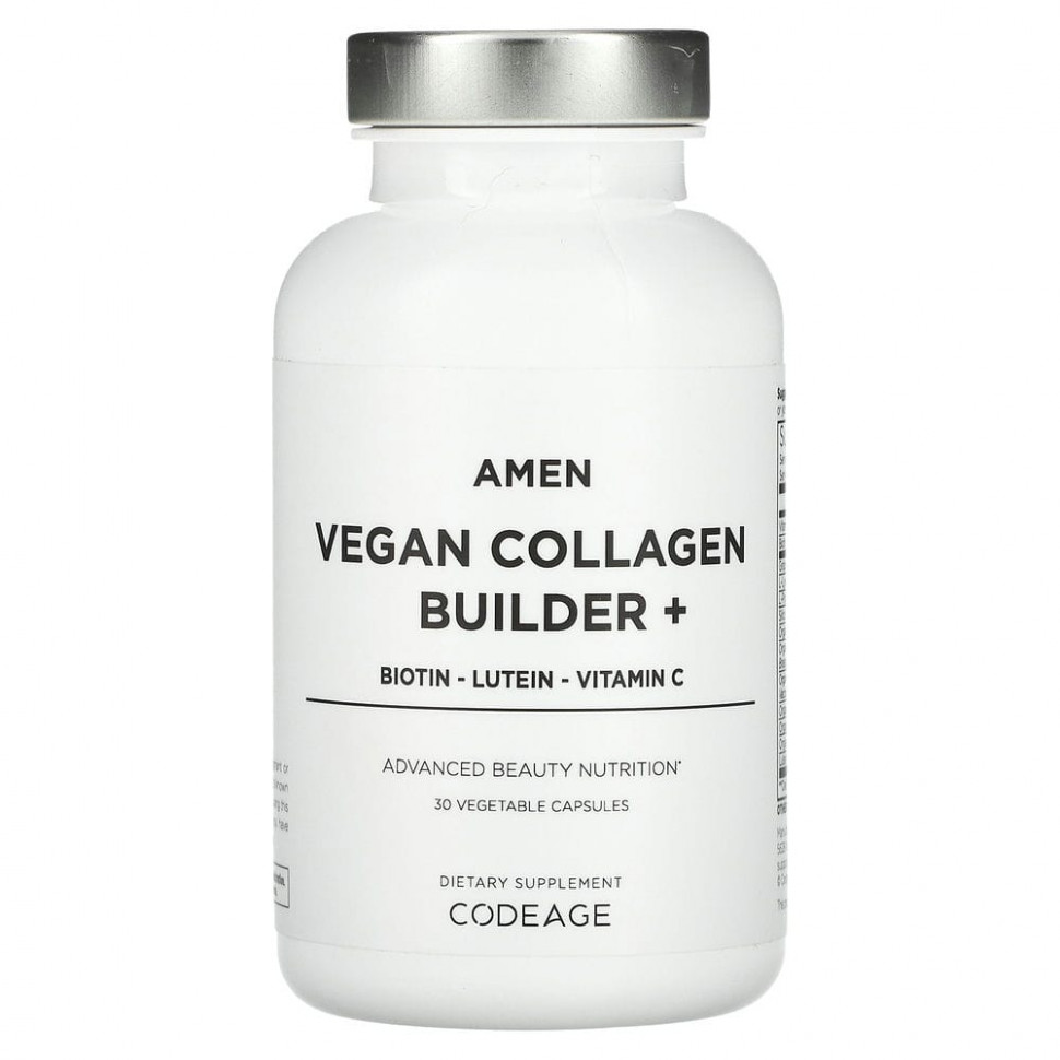 ���� ������ (Iherb) Codeage, Amen, Vegan Collagen Builder +, 30 ������������ ������, ������ �� 3460 ���