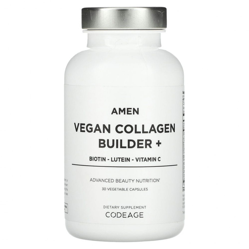   (Iherb) Codeage, Amen, Vegan Collagen Builder +, 30      -     , -, 