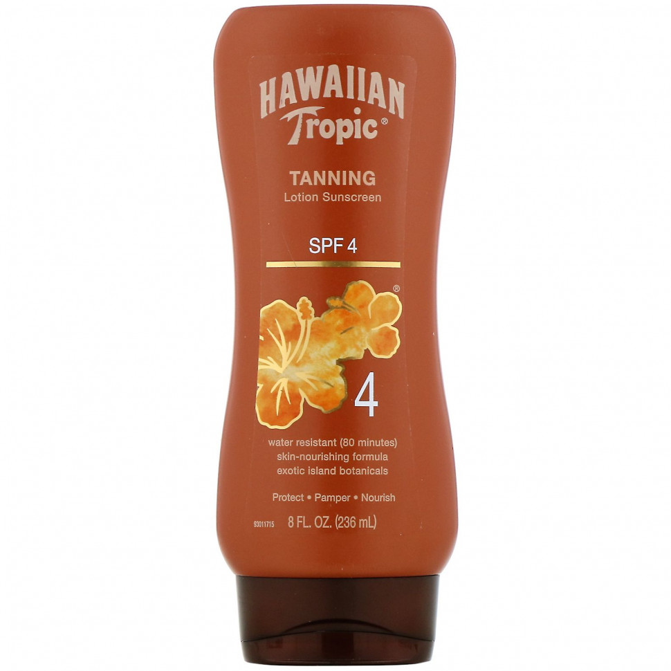 ���� ������ (Iherb) Hawaiian Tropic, �������������� ������ ��� ������, SPF 4, 236 �� (8 ����. �����), ������ �� 2860 ���