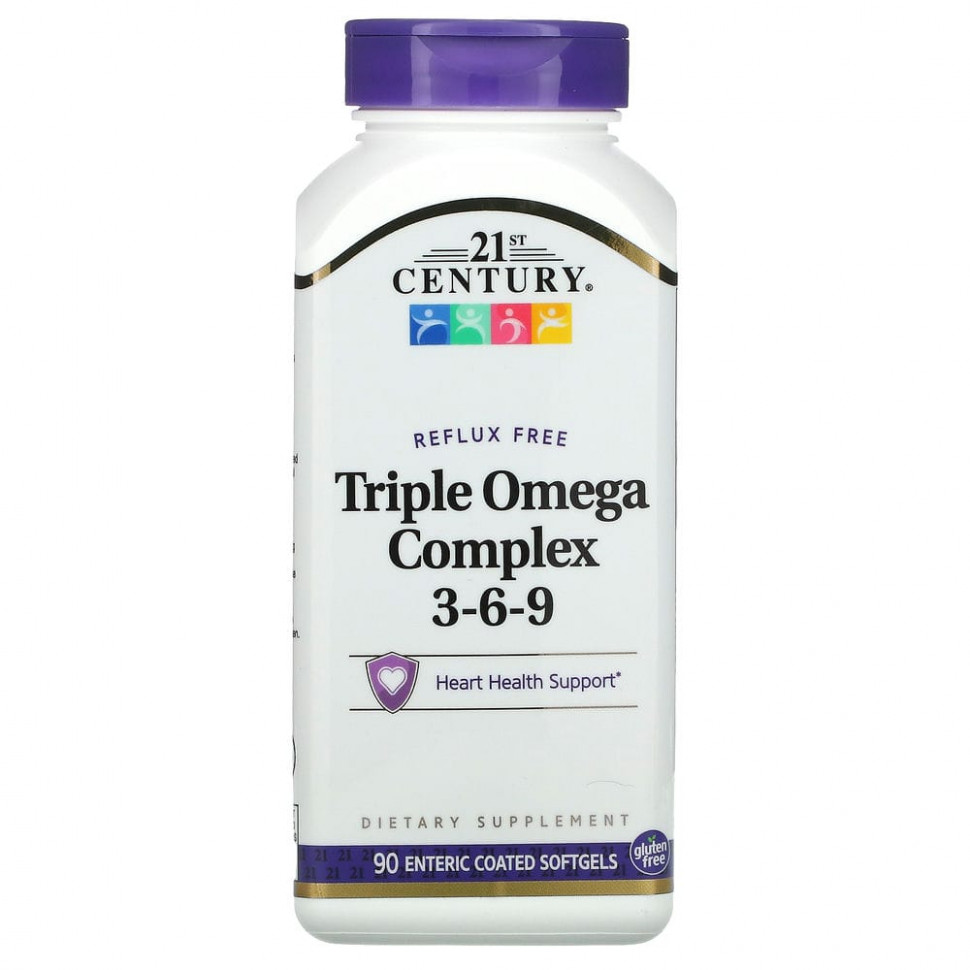   (Iherb) 21st Century, Triple Omega Complex 3-6-9, 90          -     , -, 