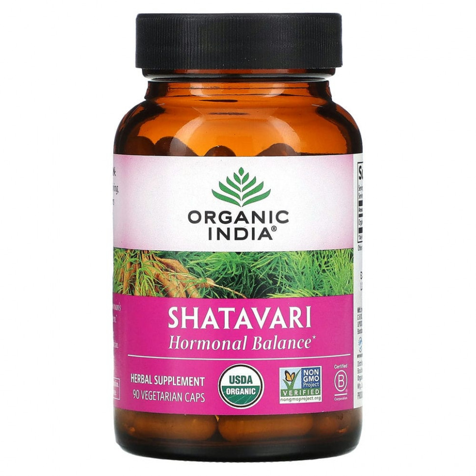 ���� ������ (Iherb) Organic India, ��������, 90 �������������� ������, ������ �� 3710 ���