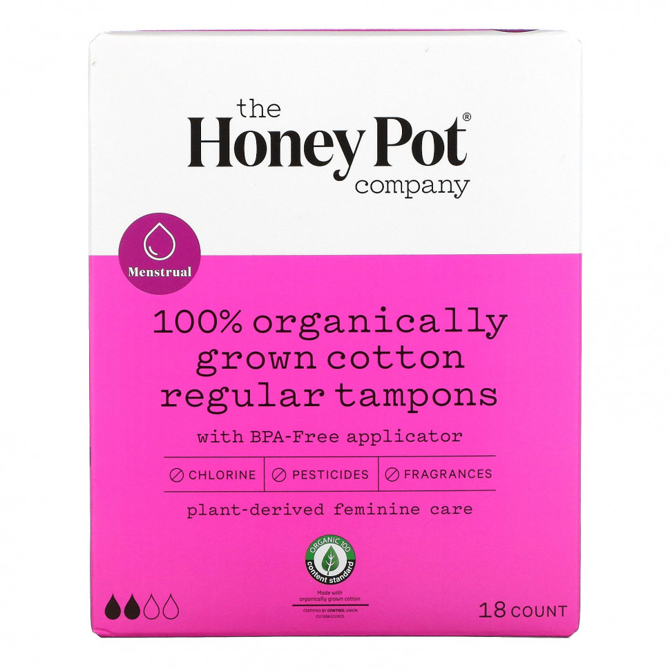 ���� ������ (Iherb) The Honey Pot Company, ������� �� 100% ������������� ������, ������, 18 ��., ������ �� 1870 ���