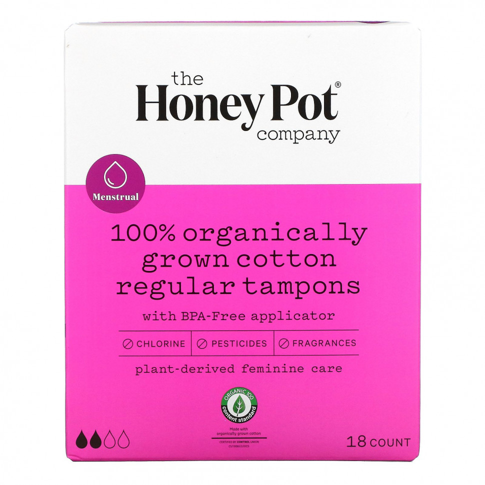   (Iherb) The Honey Pot Company,   100%  , , 18 .    -     , -, 