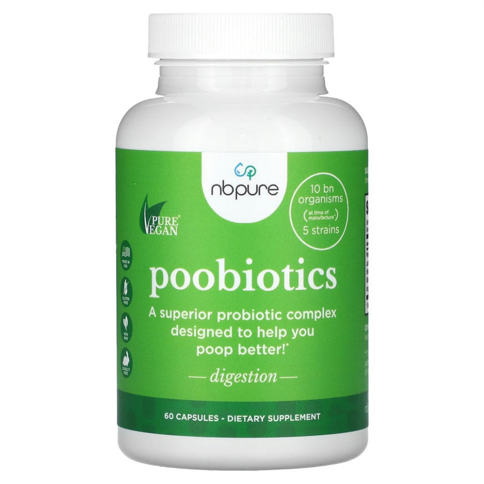   (Iherb) NB Pure, Poobiotics`` 60     -     , -, 