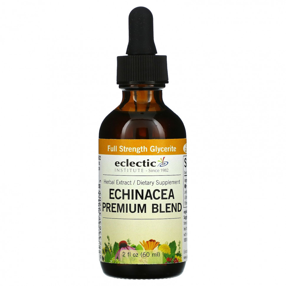   (Iherb) Eclectic Institute, Echinacea Premium Blend, 2 fl oz ( 60 ml)    -     , -, 