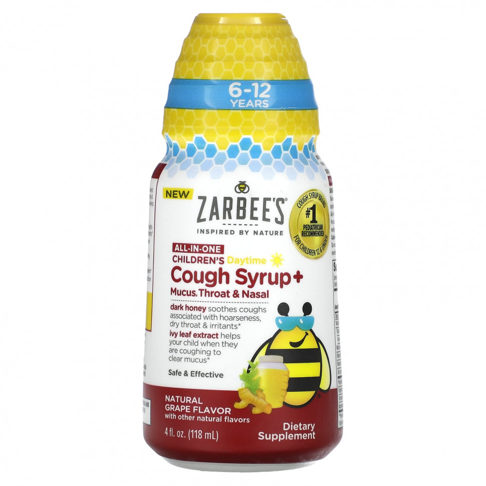   (Iherb) Zarbee's, Children's Daytime,     ,    ,    6  12 ,   , 118  (4 . )    -     , -, 