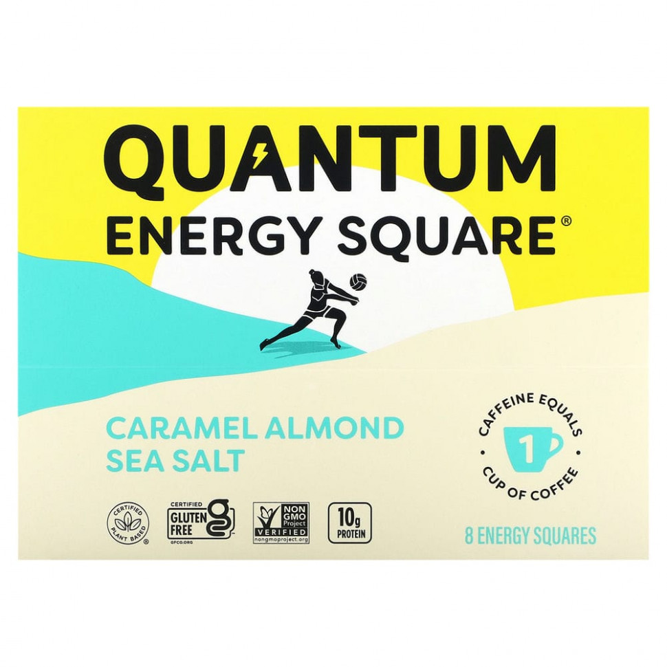 ���� ������ (Iherb) QUANTUM ENERGY SQUARE, ������� ���� � ��������� � ��������, 8 ���������, 48 � (1,69 �����), ������ �� 4270 ���