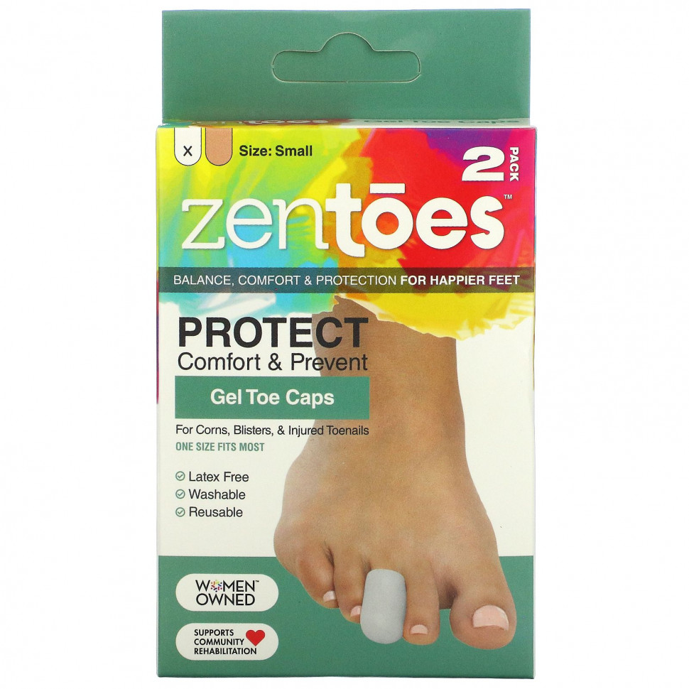 ���� ������ (Iherb) ZenToes, ������� ��������, ���������, �����, 2 ��. � ��������, ������ �� 1150 ���