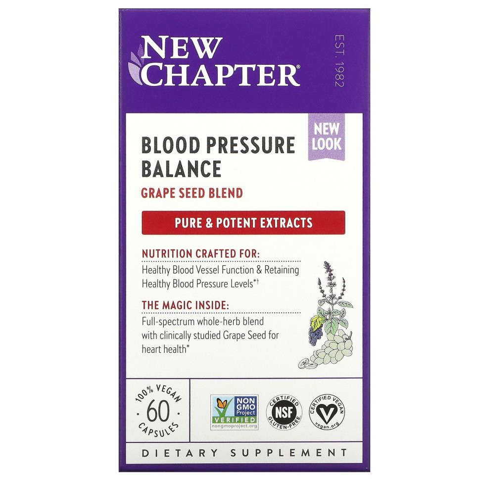   (Iherb) New Chapter, Blood Pressure Balance,   , 60      -     , -, 